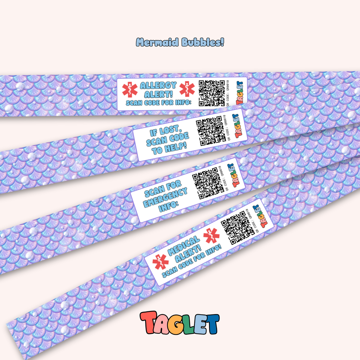 Taglet Safety Wristbands – Sweetheart Pack (Set of 12)