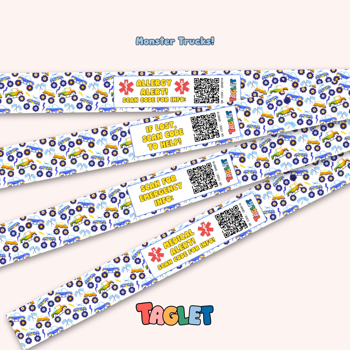 Taglet Safety Wristbands – Adventure Pack (Set of 12)