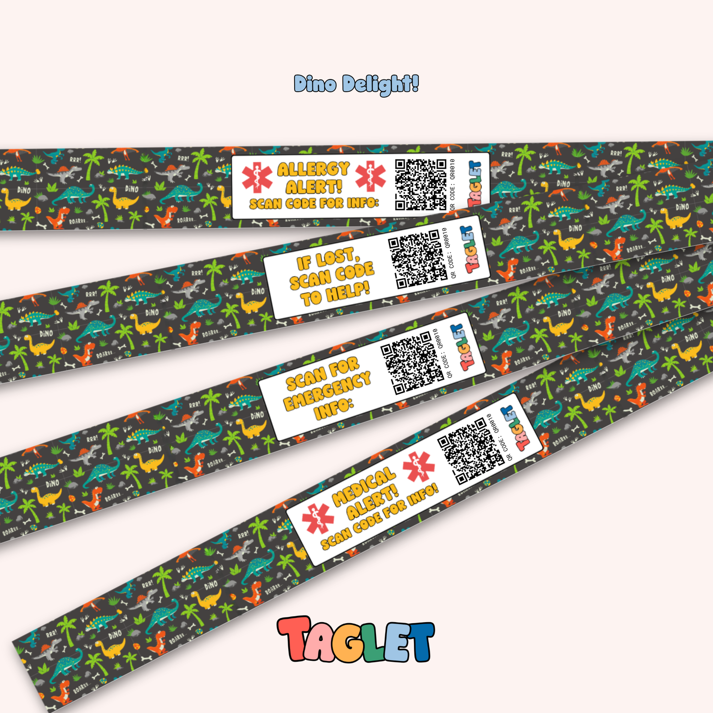 Taglet Safety Wristbands – Adventure Pack (Set of 12)