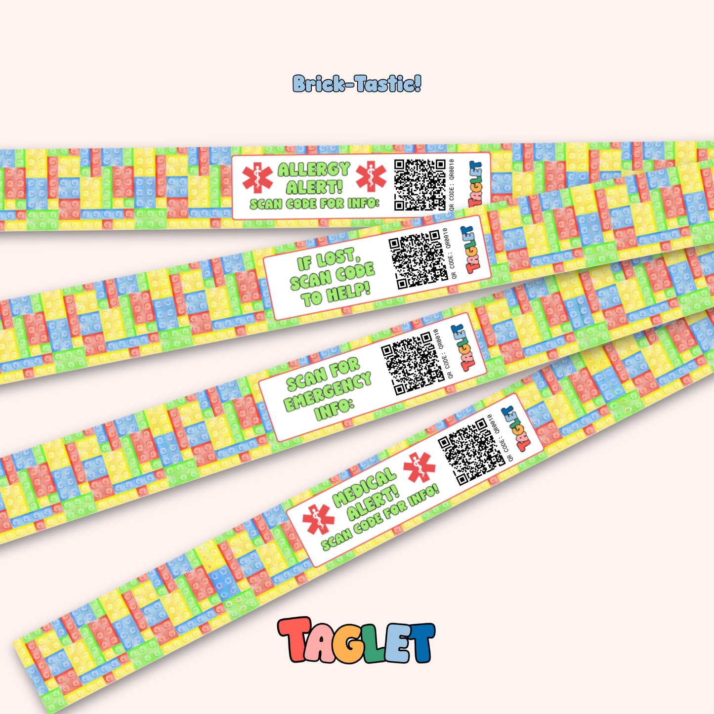 Taglet Safety Wristbands – Adventure Pack (Set of 12)