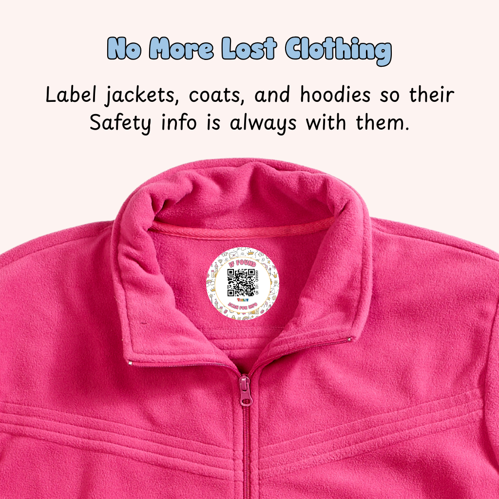 Taglet Round Safety Stickers - Every Day Pack