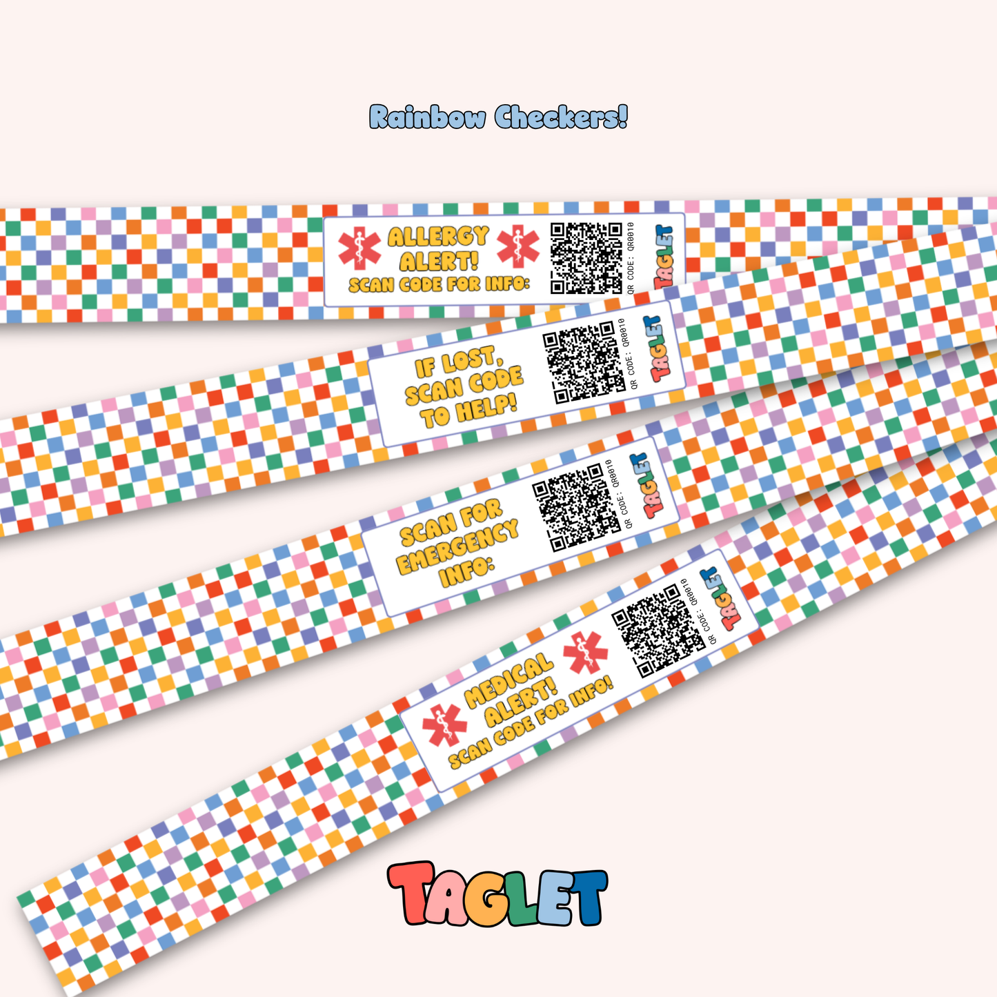 Taglet Safety Wristbands – Every Day Pack (Set of 12)