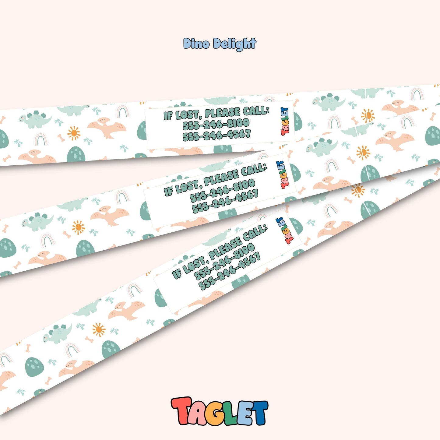 Taglet Child ID Safety Wristbands – Everyday Outings Pack (Set of 12)