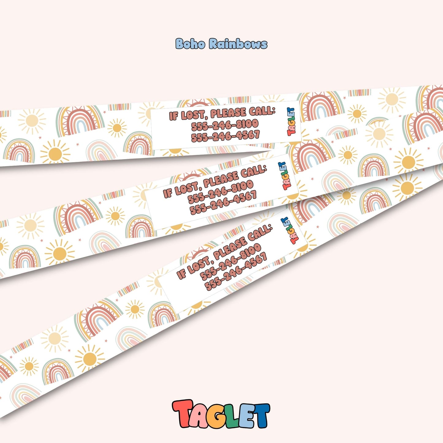 Taglet Child ID Safety Wristbands – Everyday Outings Pack (Set of 12)