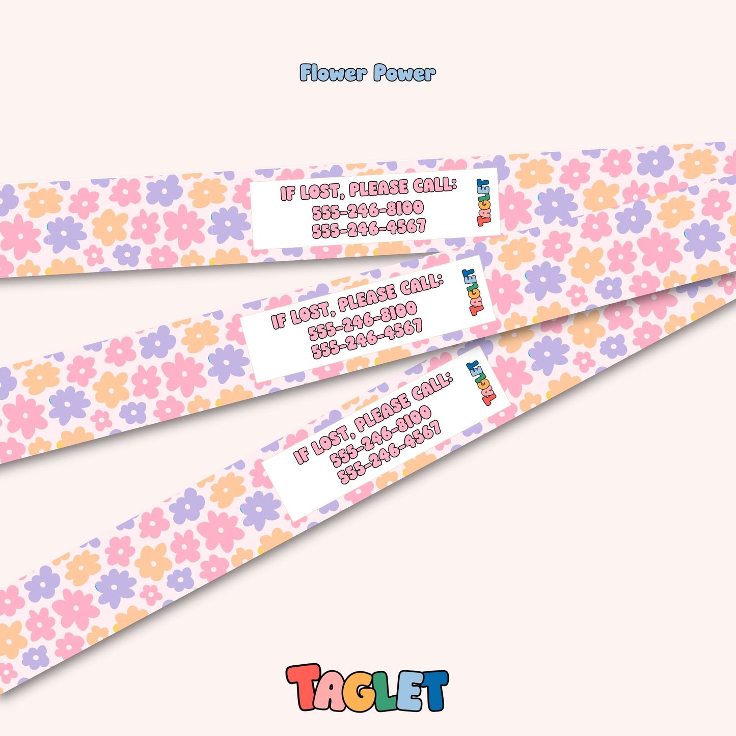 Taglet Child ID Safety Wristbands – Everyday Outings Pack (Set of 12)