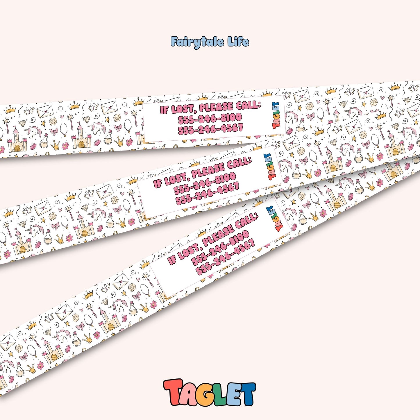 Taglet Child ID Safety Wristbands – Everyday Outings Pack (Set of 12)