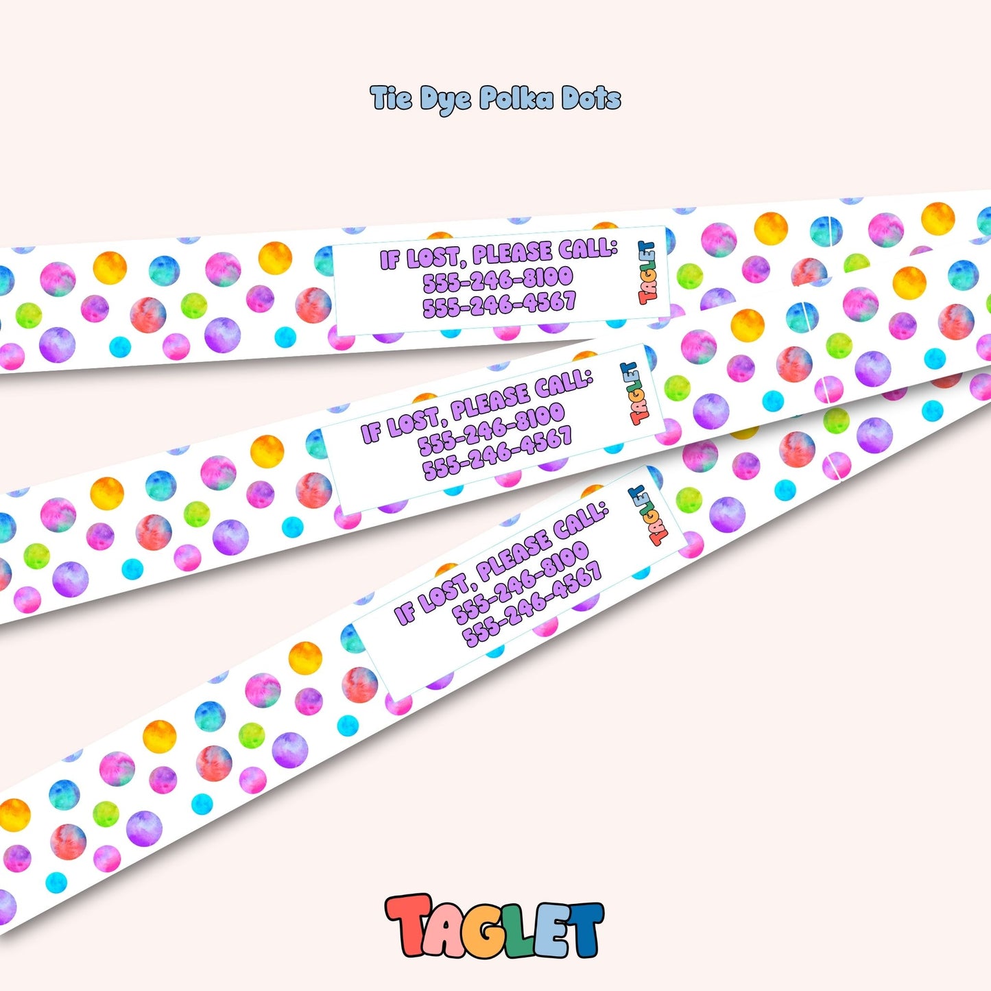 Taglet Child ID Safety Wristbands – Everyday Outings Pack (Set of 12)
