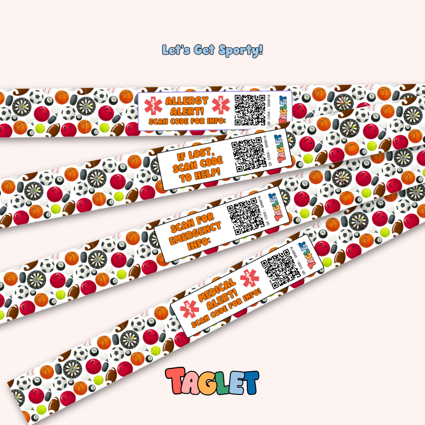 Taglet Safety Wristbands – Adventure Pack (Set of 12)