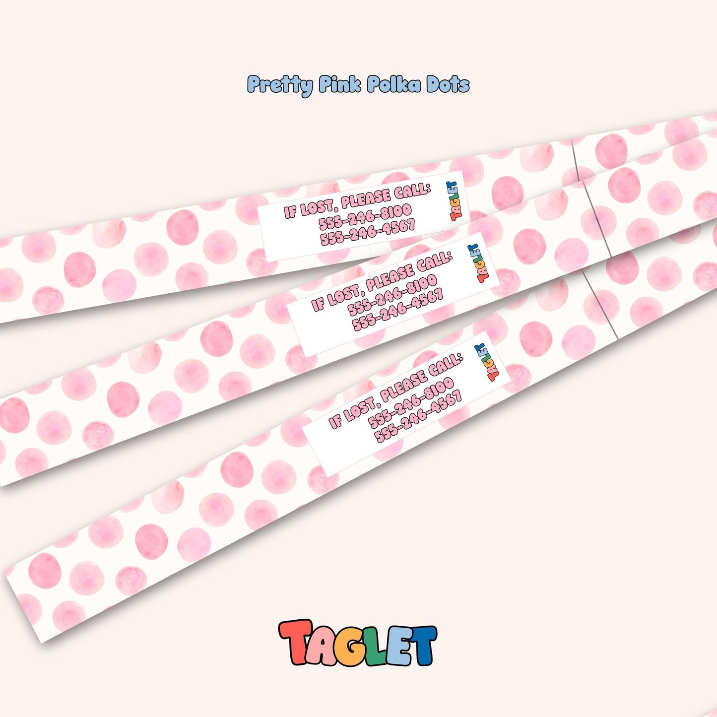 Taglet Child ID Safety Wristbands – Everyday Outings Pack (Set of 12)