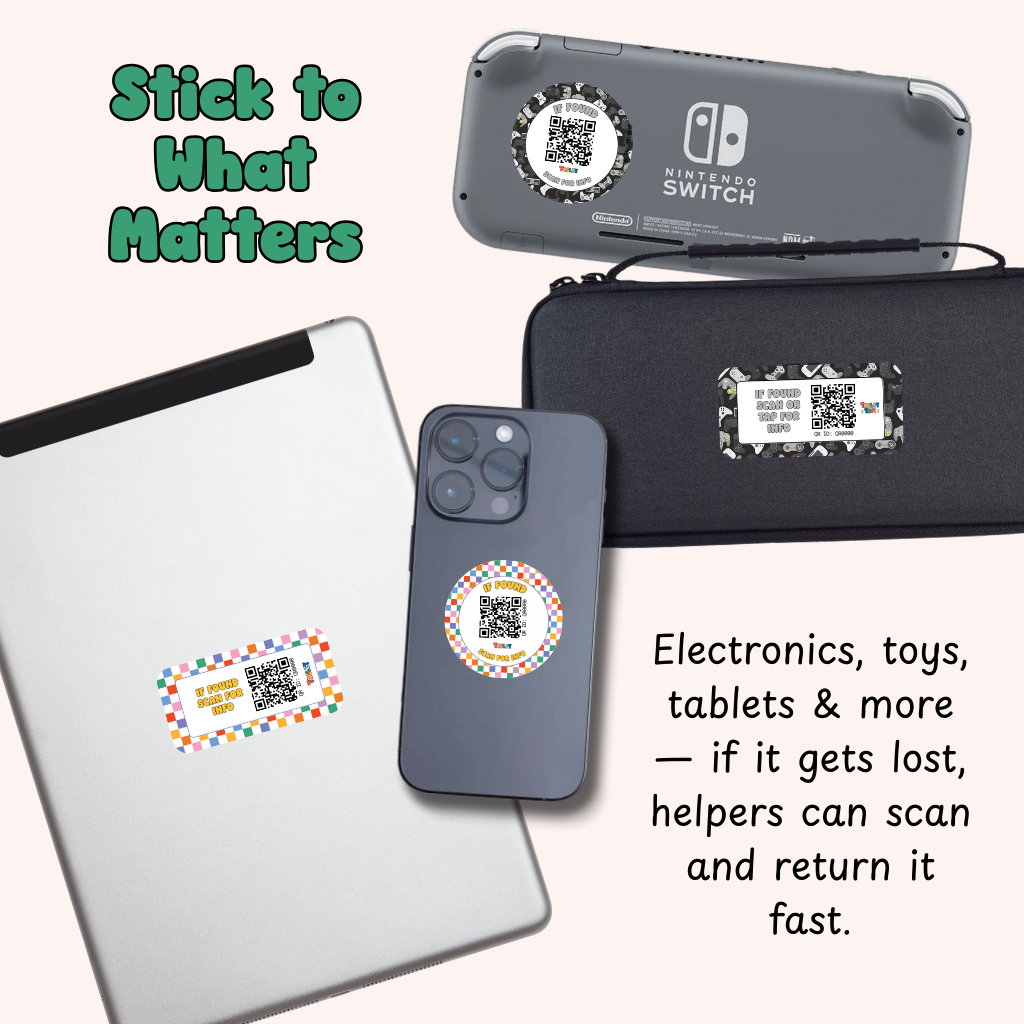 Taglet Round Safety Stickers - Every Day Pack