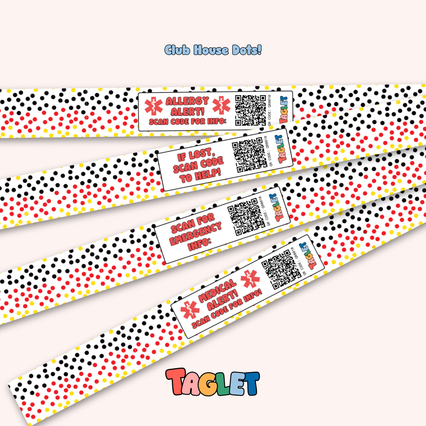 Taglet Safety Wristbands – Magical Day Pack (Set of 12)