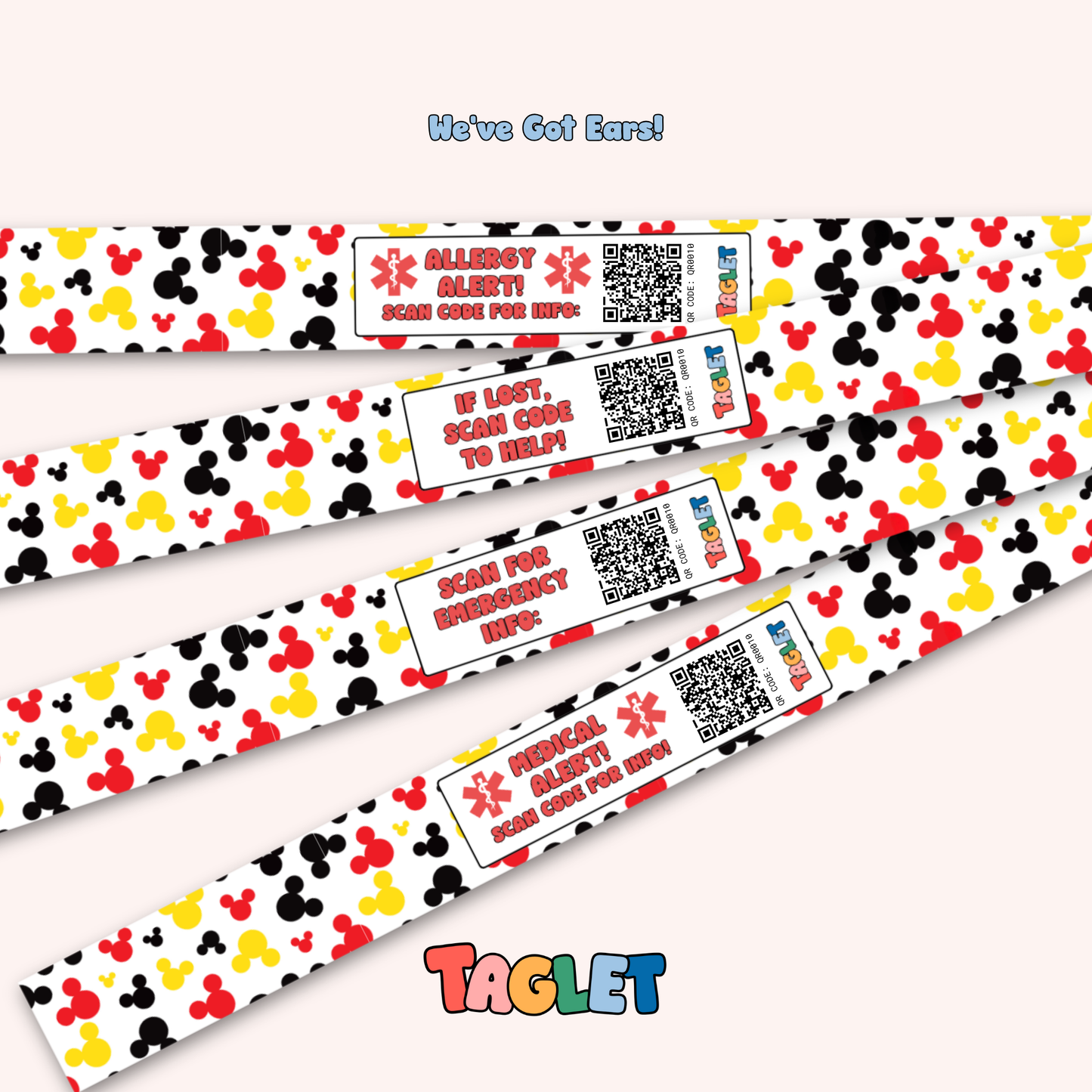 Taglet Safety Wristbands – Magical Day Pack (Set of 12)