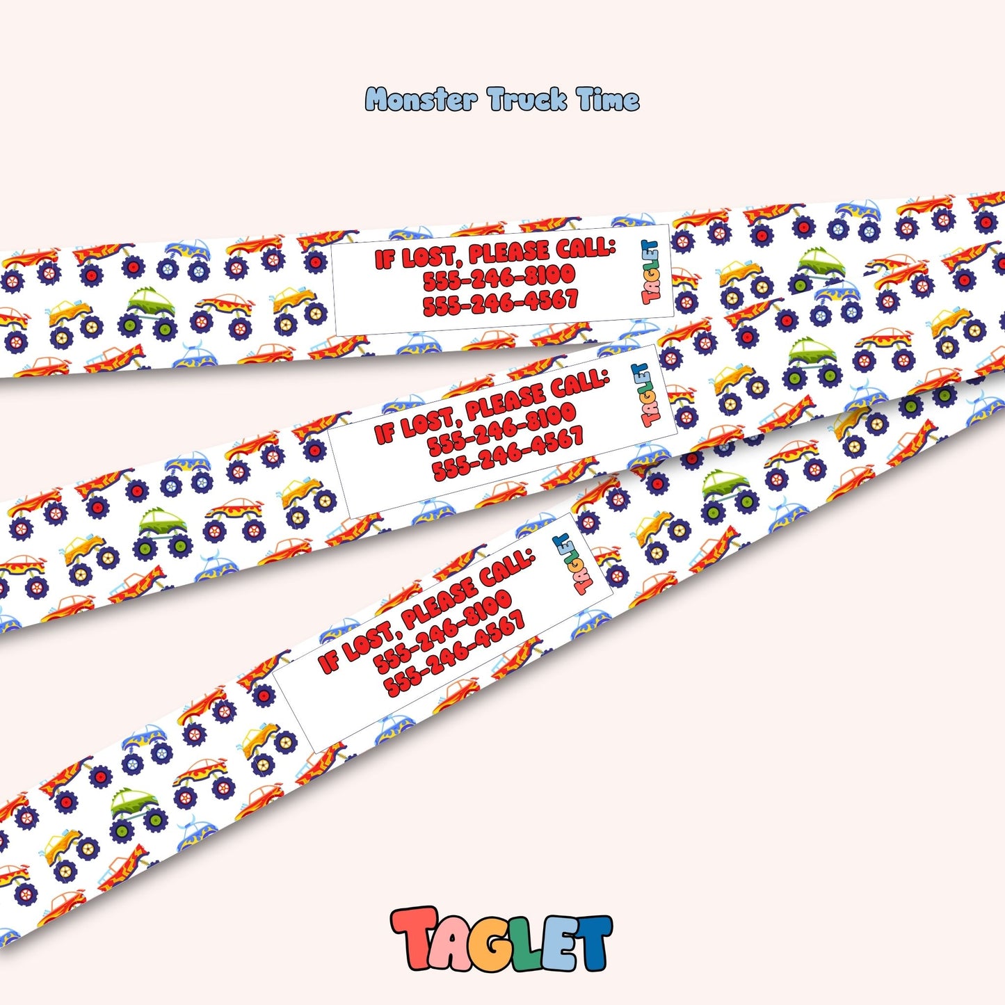 Taglet Child ID Safety Wristbands – Everyday Outings Pack (Set of 12)
