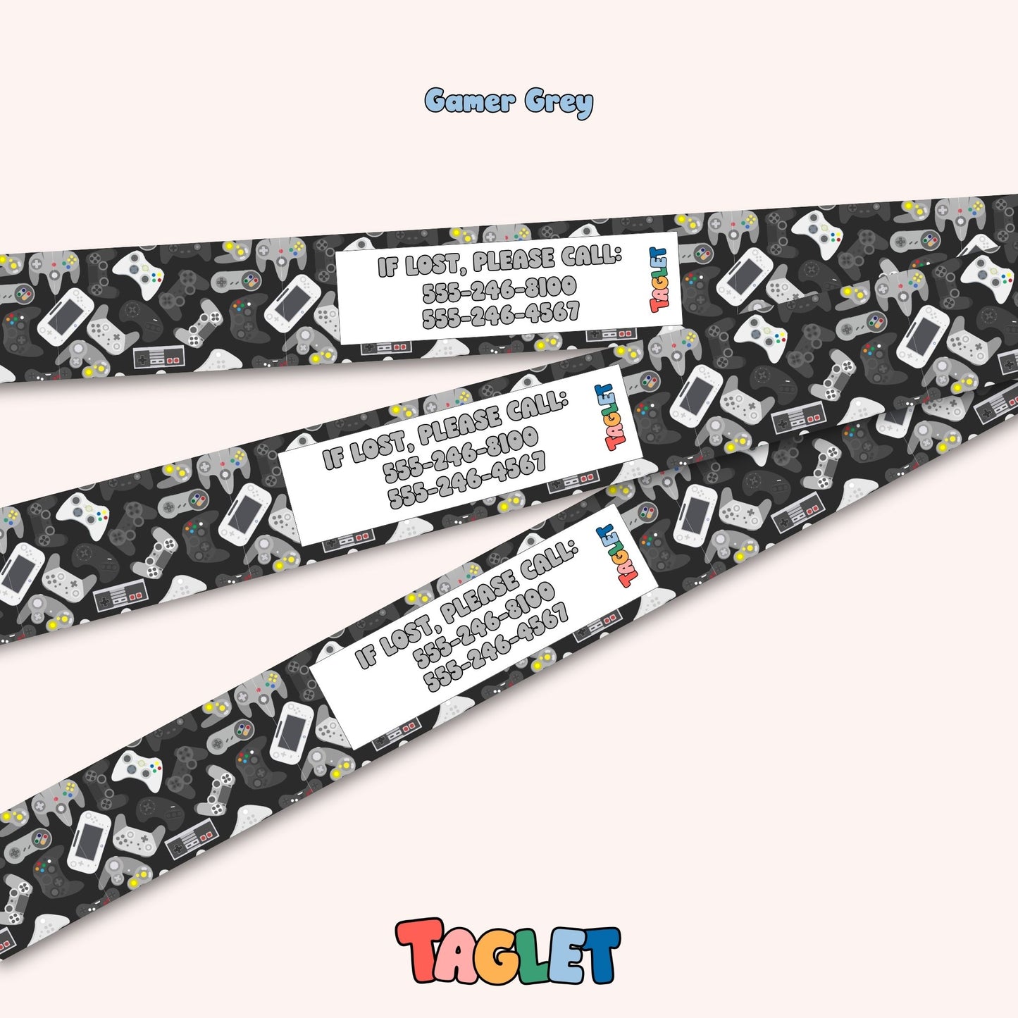 Taglet Child ID Safety Wristbands – Everyday Outings Pack (Set of 12)