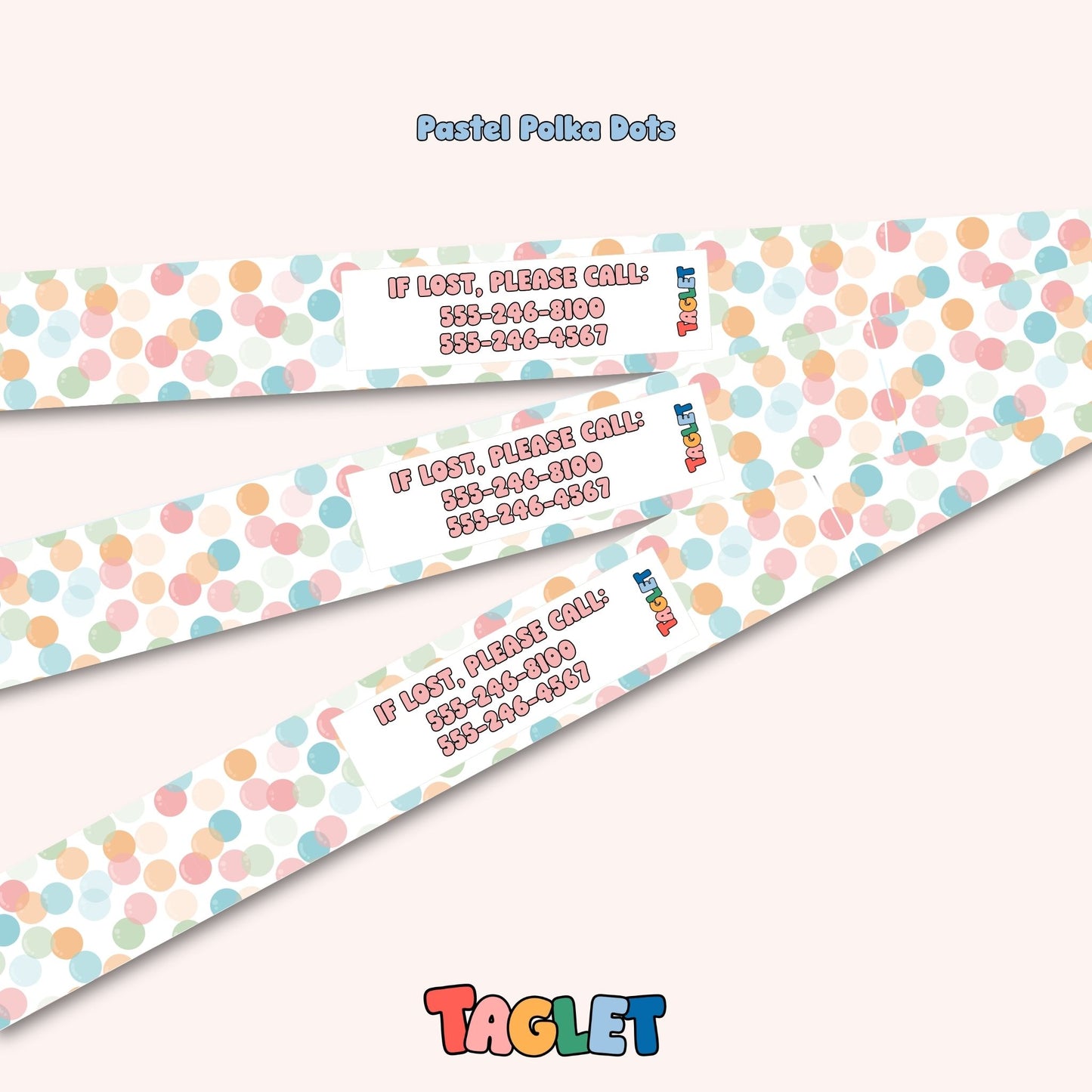 Taglet Child ID Safety Wristbands – Everyday Outings Pack (Set of 12)